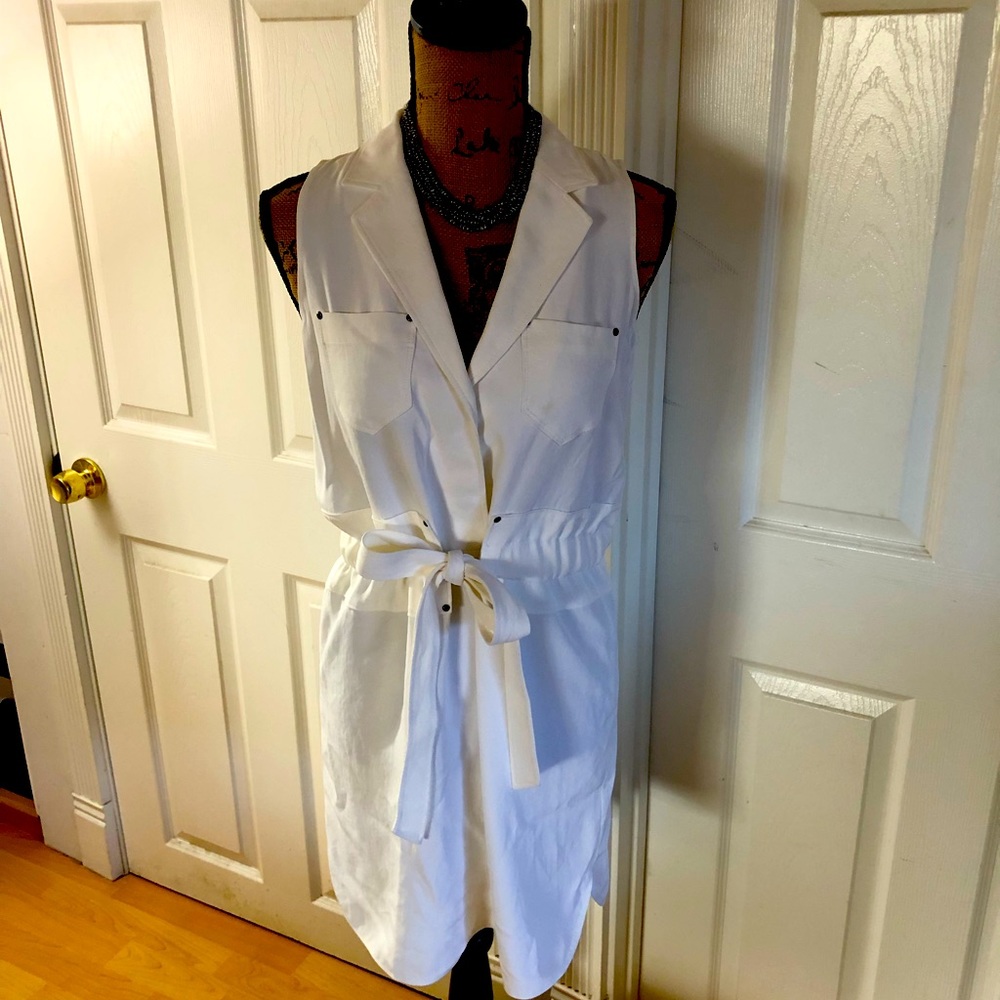 Banana Republic white dress